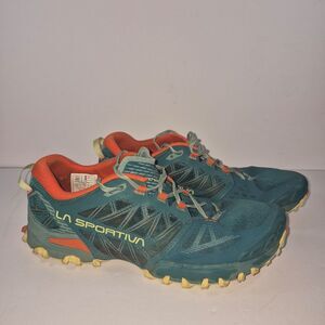 La Sportiva Bushido III Trail Running Shoes Womens Size 10 EU 42 Blue Mesh